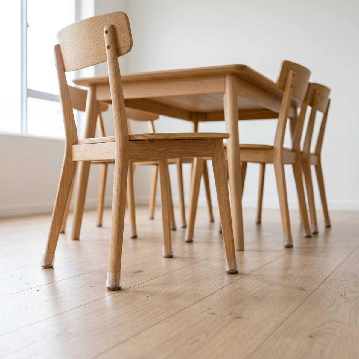 Furniture Leg Caps with Built-In Felt